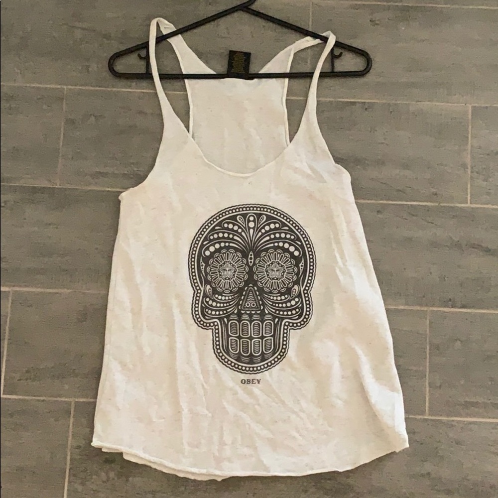 Obey Sugar Skull Tank